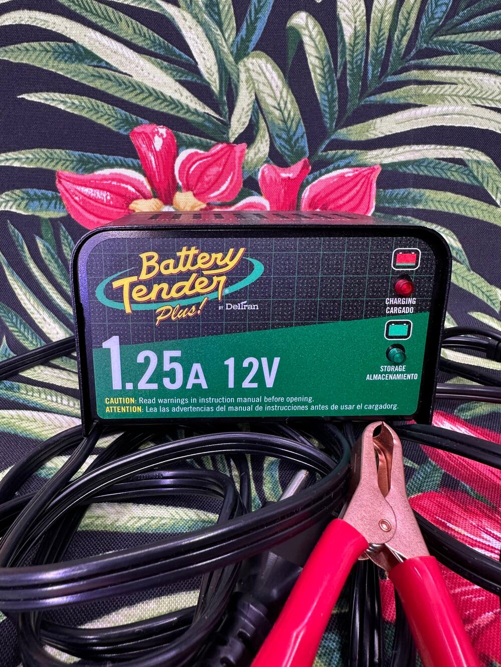 Battery Tender Plus 12V 1.25A Car Motorcycle Battery Charger